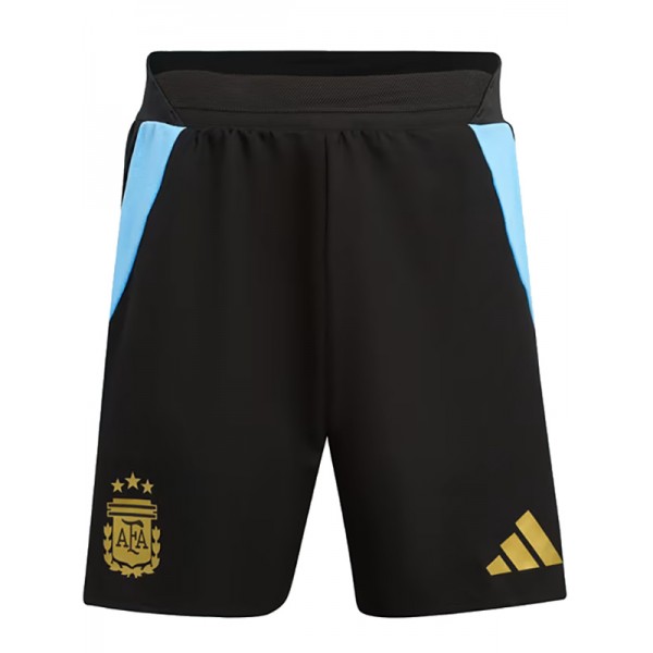 Argentina black jersey shorts men's soccer sportswear uniform football shirt pants 2024-2025